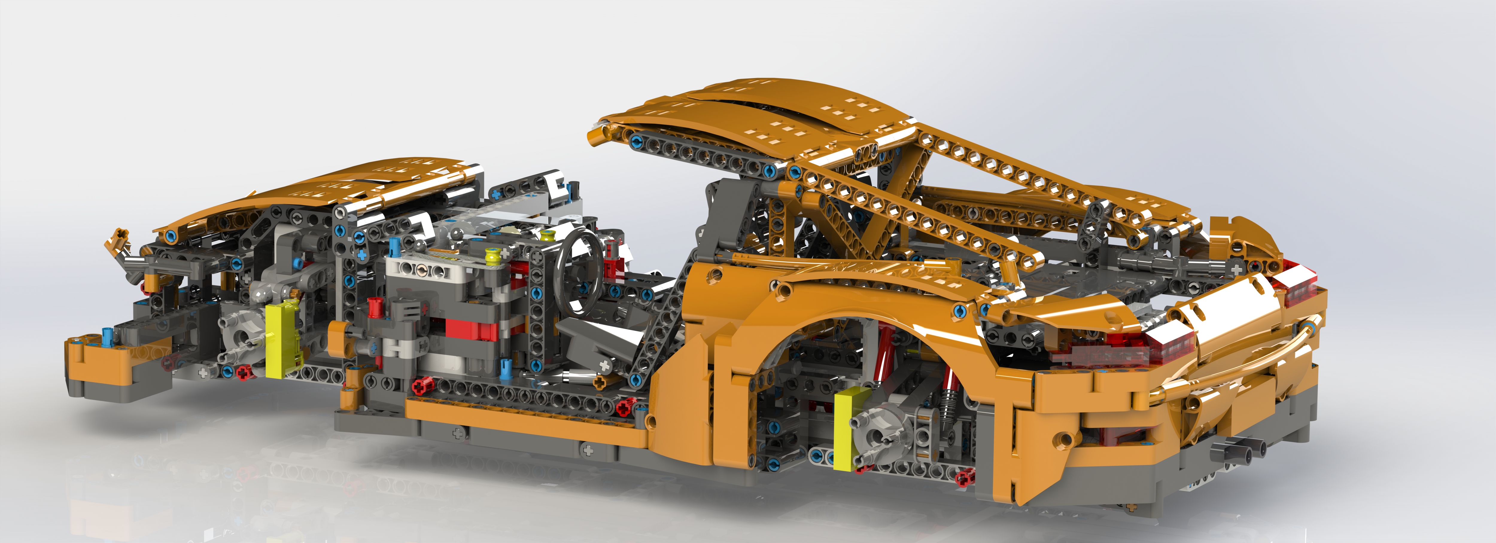 42056保时捷911立体拼装